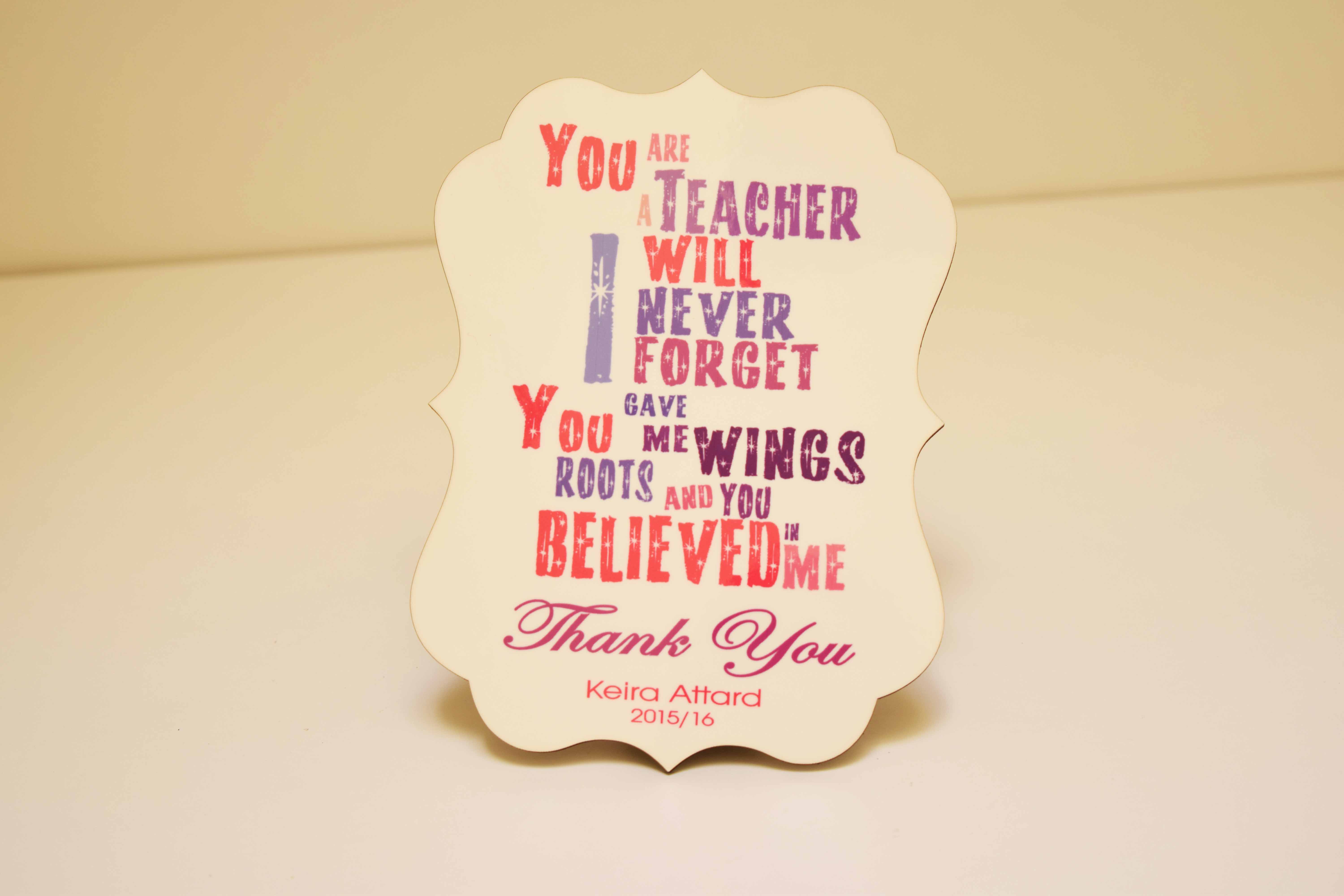 Teacher Quotes Personalized Magnet - Customize Nation